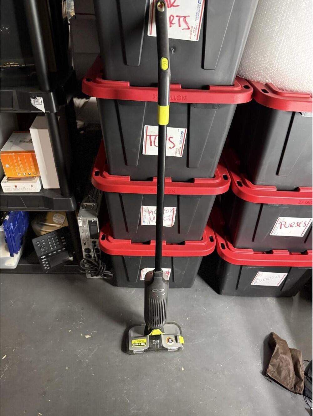 Shark VACMOP QM250 Cordless Hard Floor Vacuum Mop Tested Working No Charger